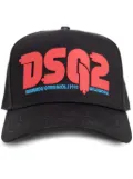 DSQUARED2 logo-appliqué cap - Black