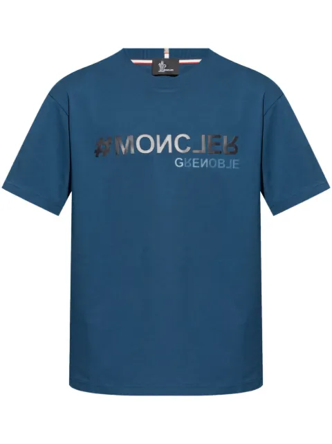 Moncler Grenoble playera con logo estampado