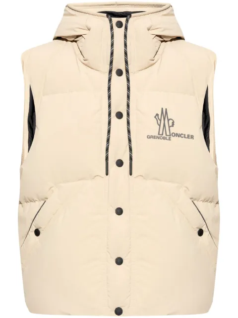 Moncler Grenoble logo-print padded gilet