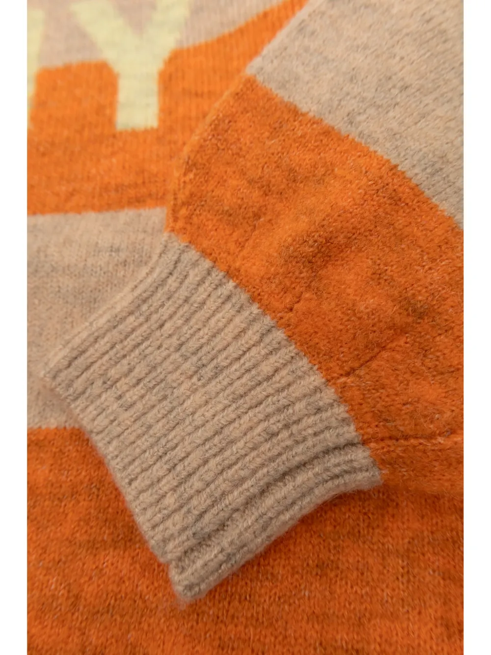 Tiny Cottons Striped Sweater In Orange