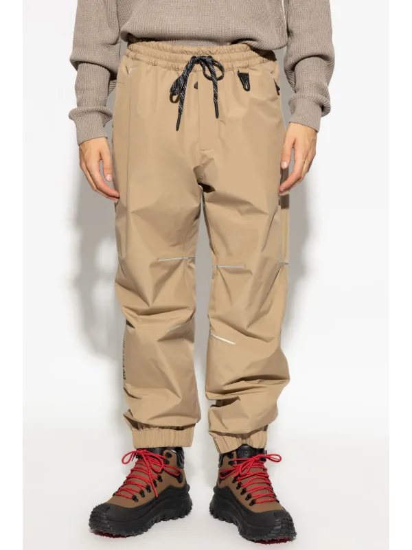 Moncler Grenoble logo-embossed Track Pants | Neutrals