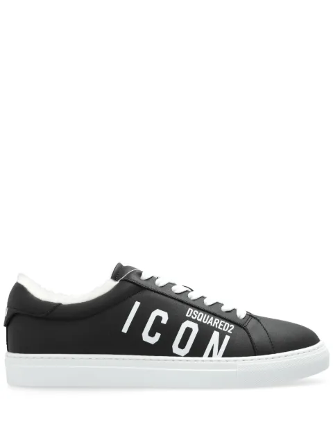 DSQUARED2 Boxer leather sneakers Men