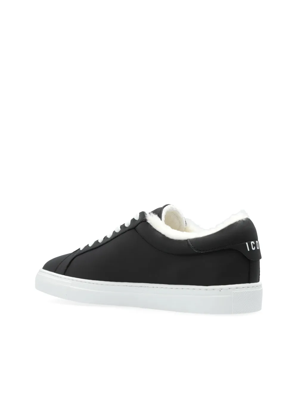 Affordable DSQUARED2 Boxer leather sneakers Men