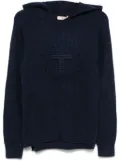 TWINSET knitted hoodie - Blue