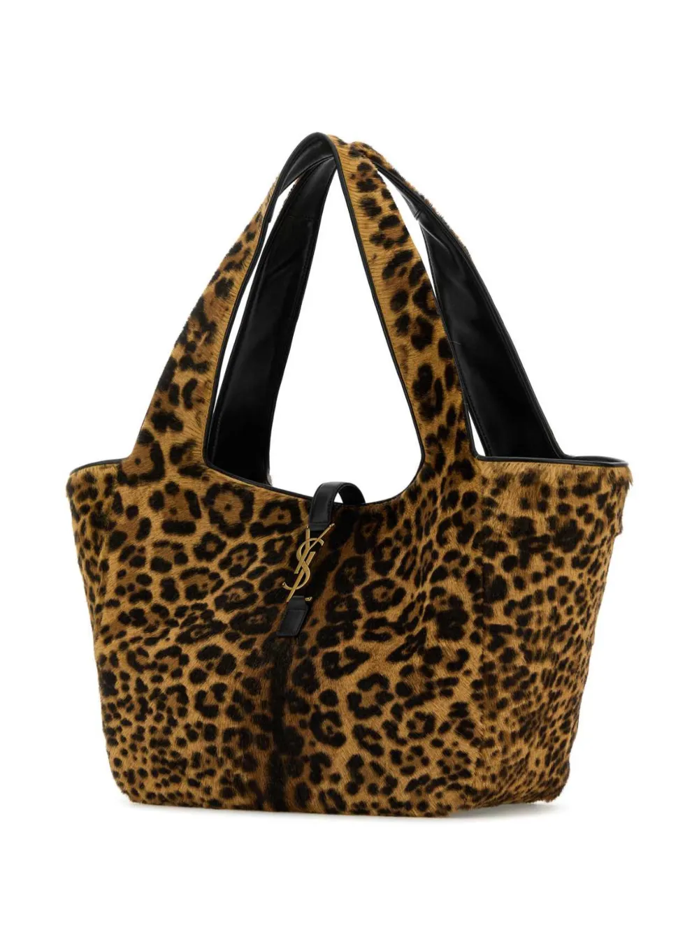 Affordable Saint Laurent Bea leopard-print tote bag WOMEN