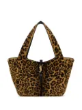 Saint Laurent Bea leopard-print tote bag - Brown