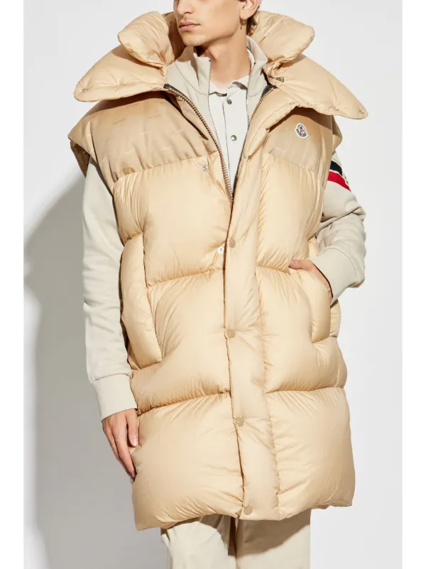 MONCLER ベージュ ジッパーポンチョ MONCLER ベージュ ジッパーポンチョ MONCLER ベージュ ジッパー