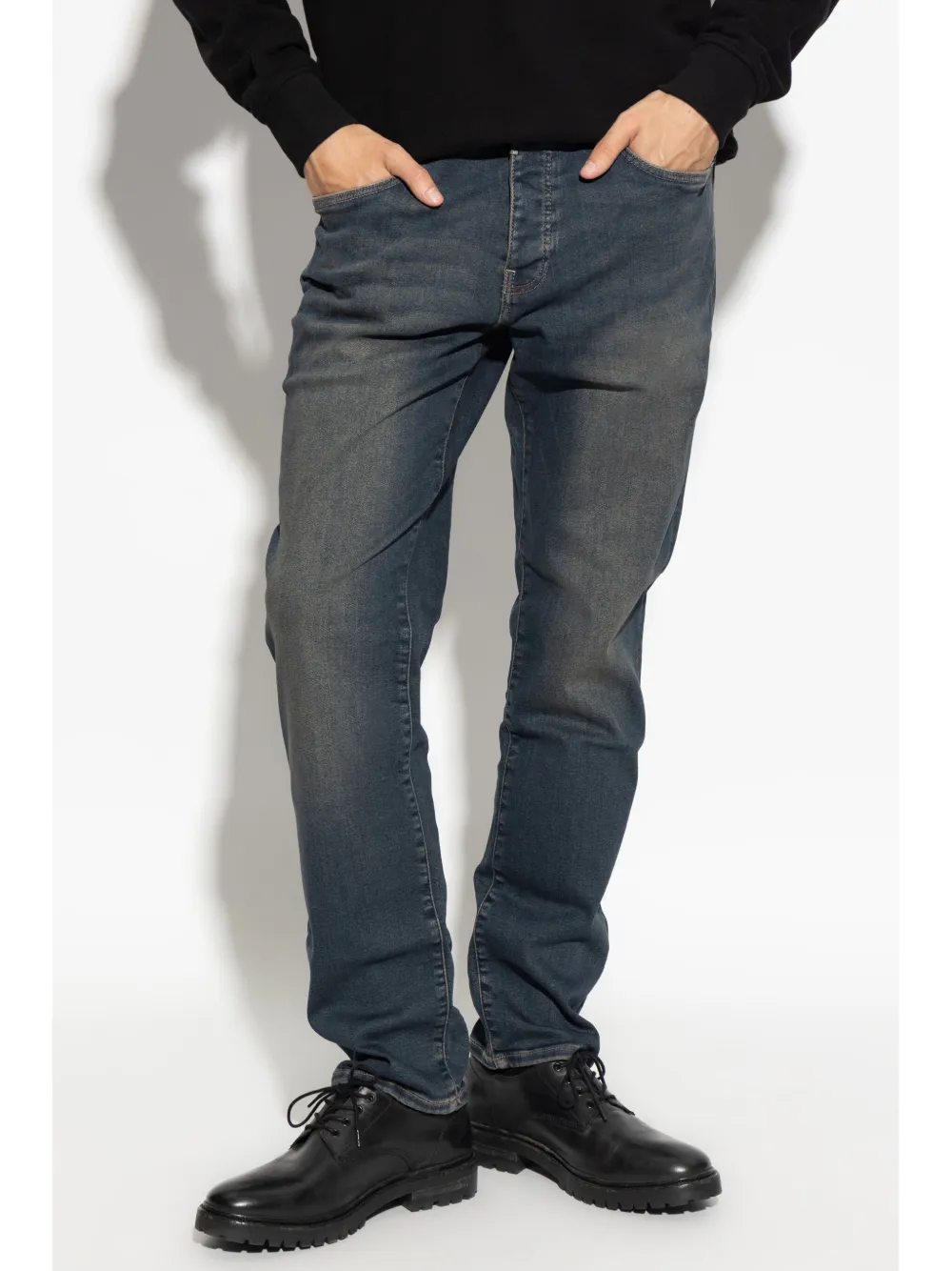 AllSaints Sid skinny jeans Blauw