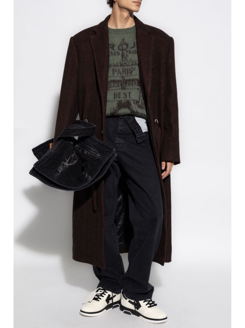 Y/PROJECT WOOL-BLEND COAT 