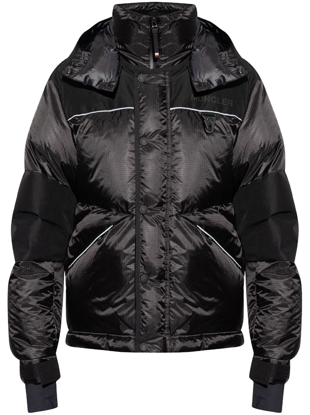 Shop Moncler Albiez Jacket In Black