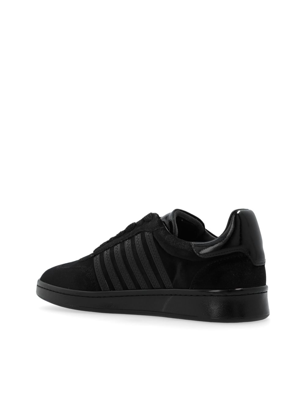 DSQUARED2 Boxer leather sneakers Black