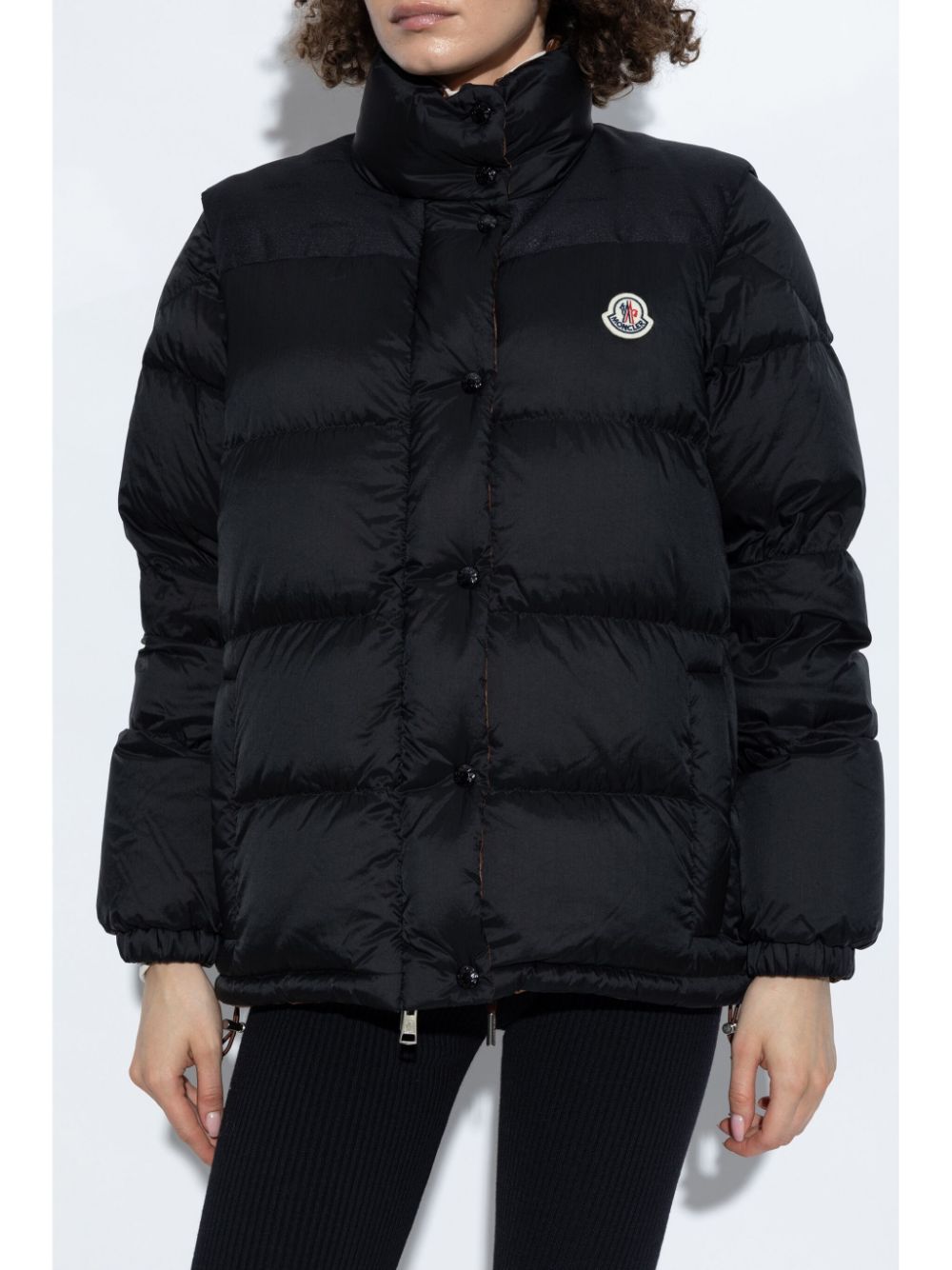 Shop Moncler Verone Reversible Jacket In Black