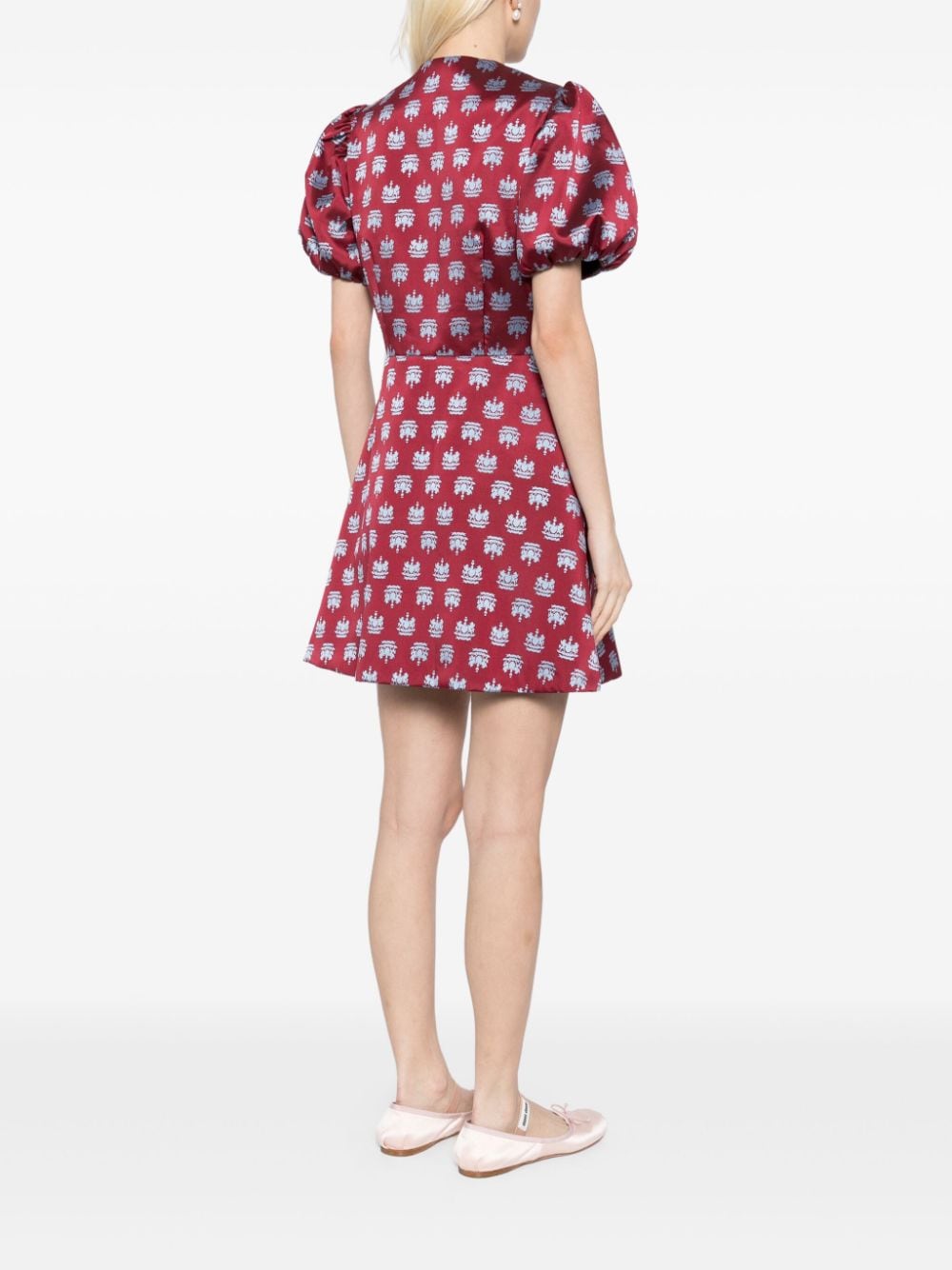 Shop Macgraw Sorbet Dress In Red