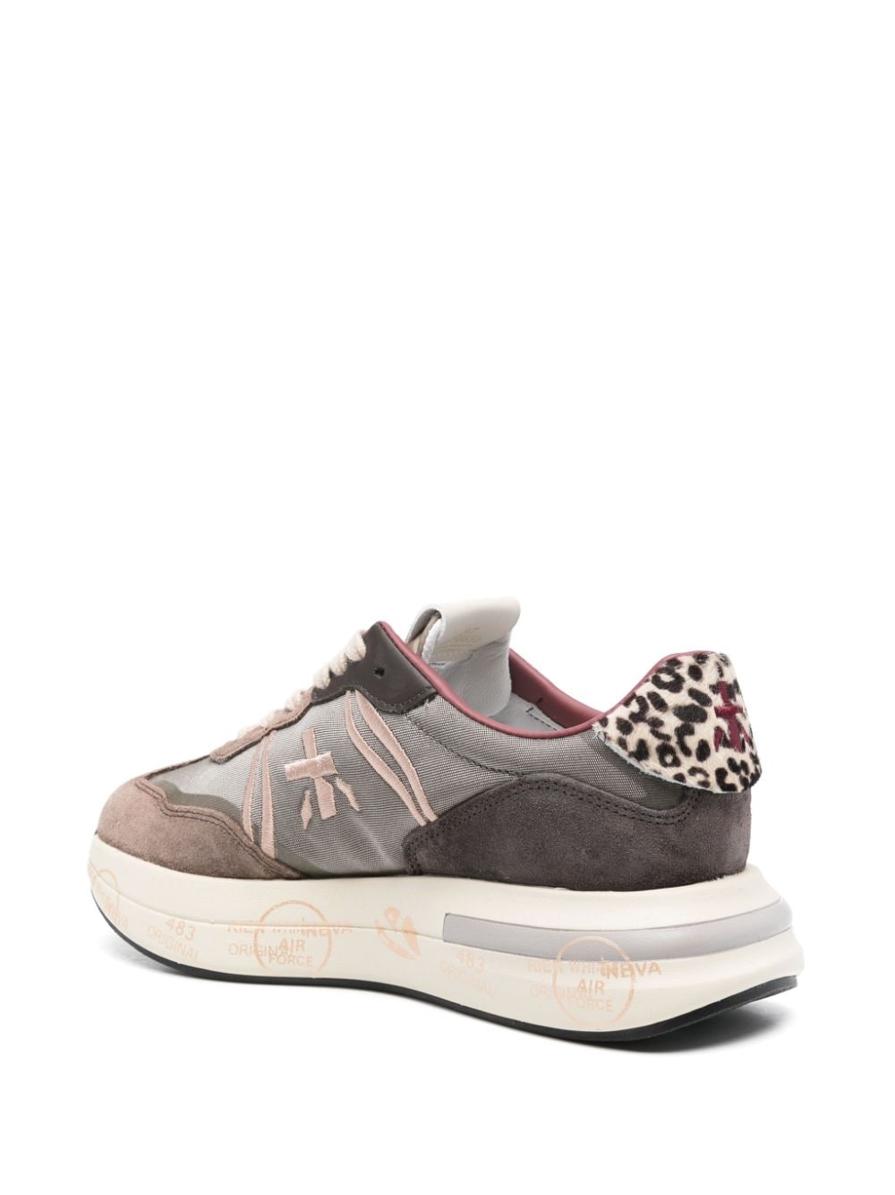 Shop Premiata Cassie Sneakers In Brown