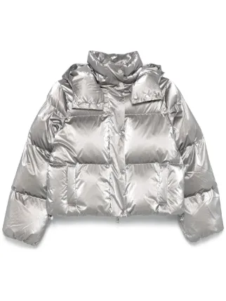 【ELISABETTA FRANCHI】オーバーサイズ ダウンジャケット 送料無料》 Elisabetta Franchi down jacket with wide collar