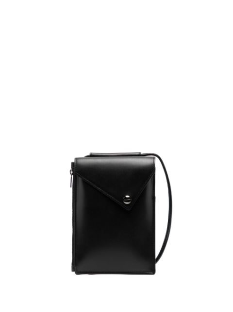 Yohji Yamamoto tri-flap phone bag