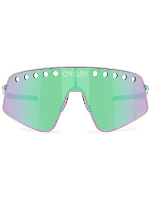 Oakley Sutro Ti Sweep shield-frame sunglasses Women