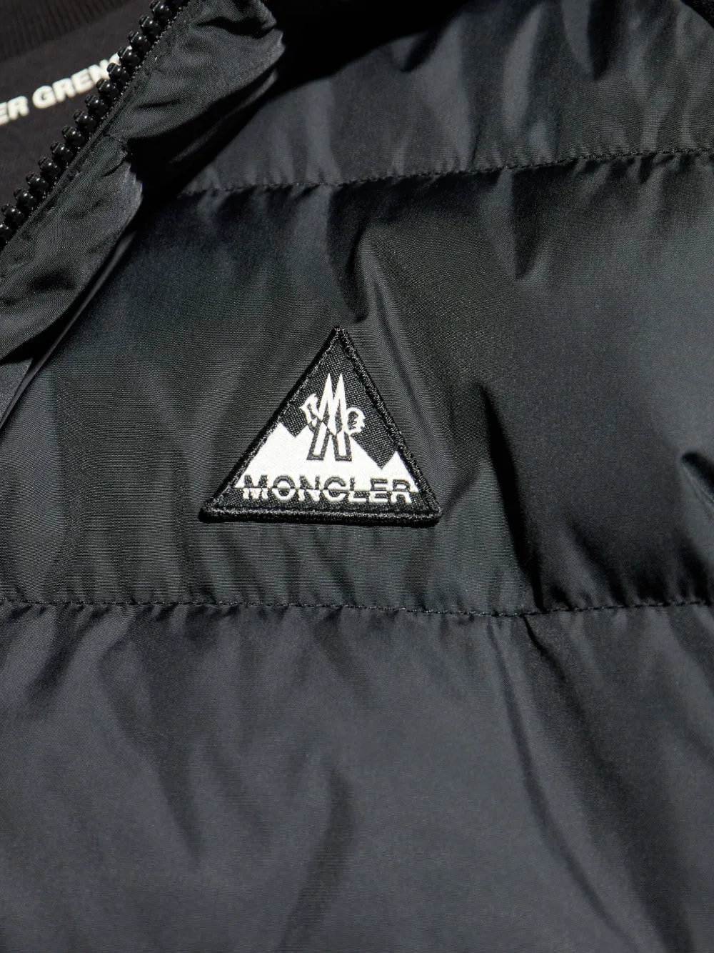Moncler Grenoble Gewatteerd jack Zwart