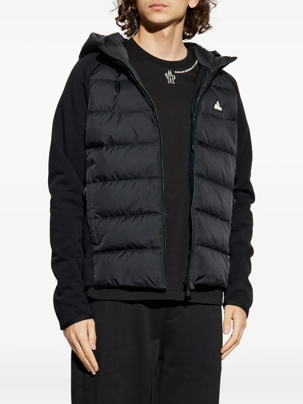 Moncler Grenoble Gewatteerd jack Zwart