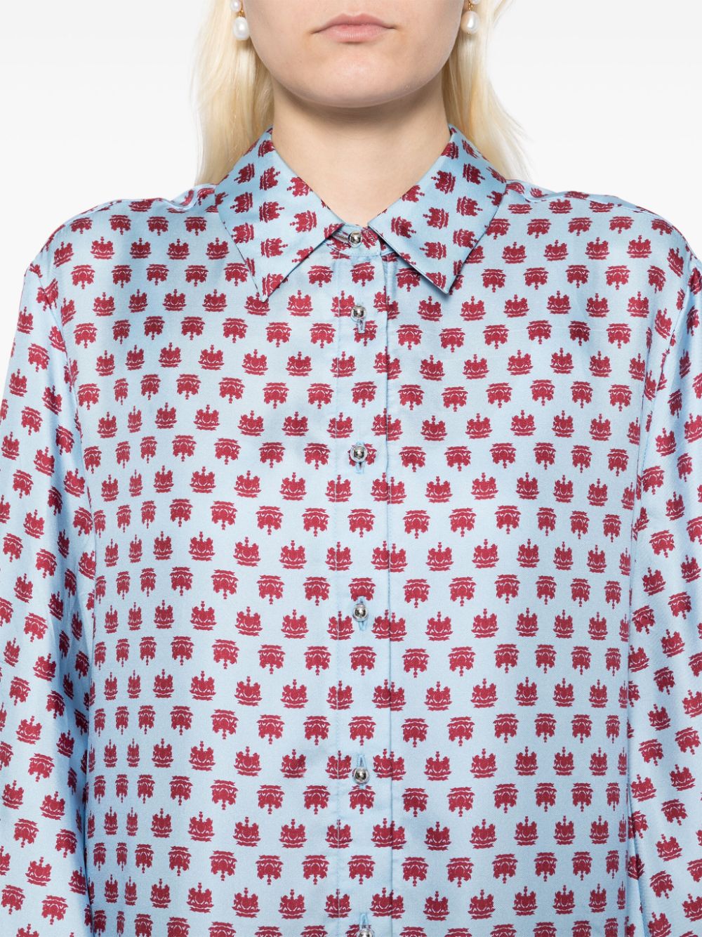 Shop Macgraw Scholarship Shirt In Blue