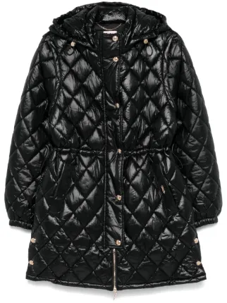 LIU JO デタッチャブルスリーブ コート | ブラック | FARFETCH JP