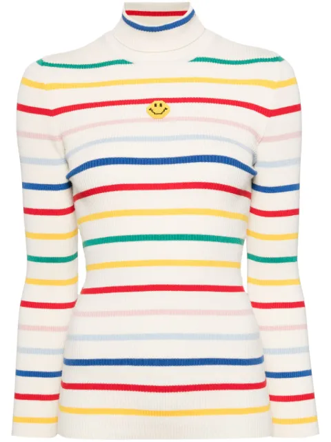 Joshua Sanders Striped Ribbed jumper