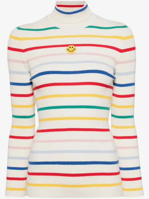 Joshua Sanders Striped Ribbed jumper