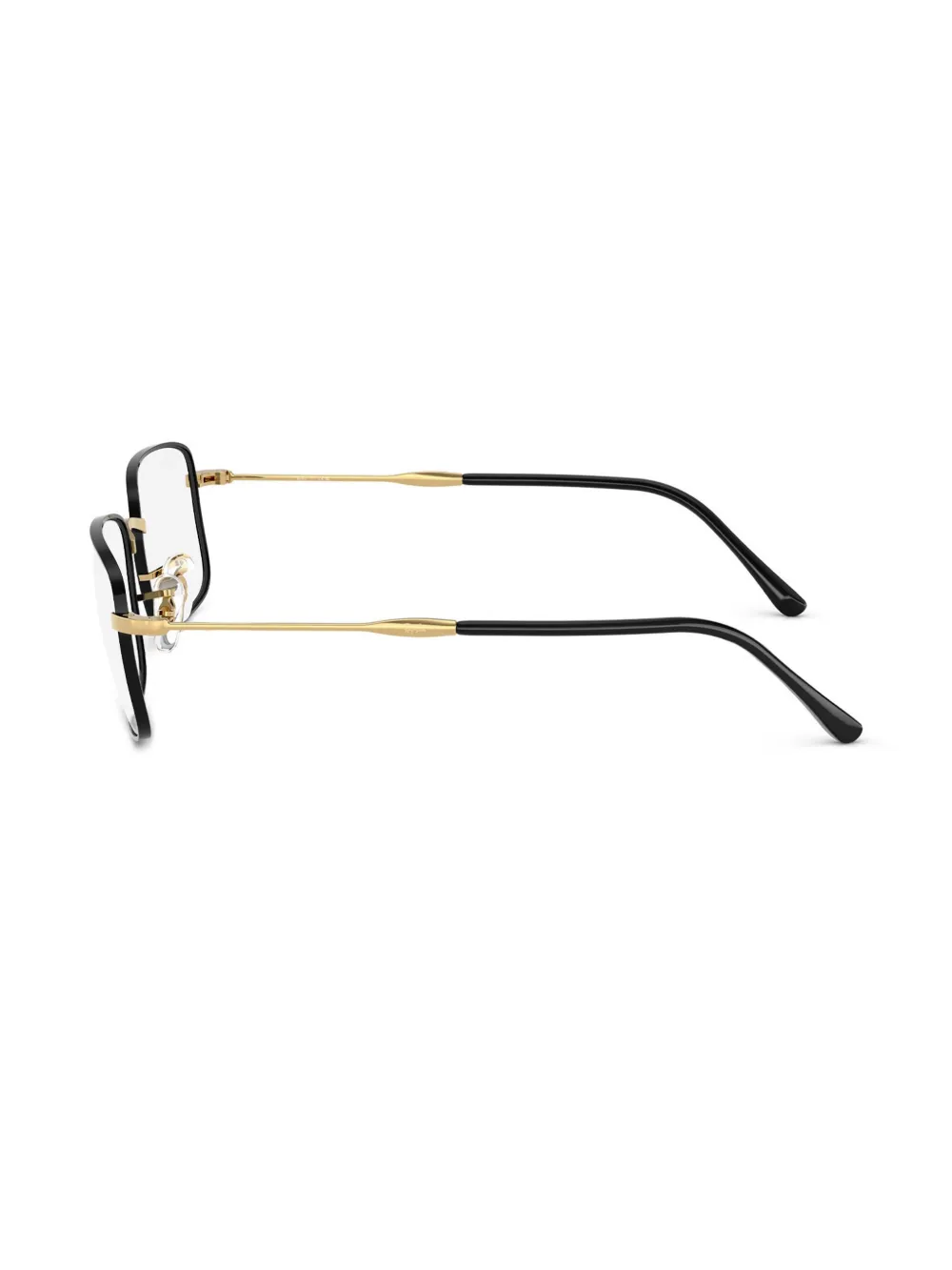 Ray Ban Rectangle-frame Glasses In Black