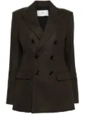 AMI Paris double-breasted blazer - Brown