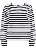 SPORT b. by agnès b. striped T-shirt - White