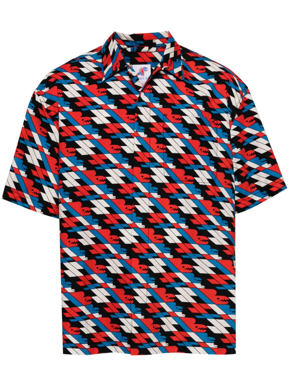 Shop Sport B. By Agnès B. Graphic-print Shirt In Red