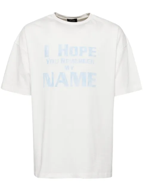 We11done playera estampada manga corta