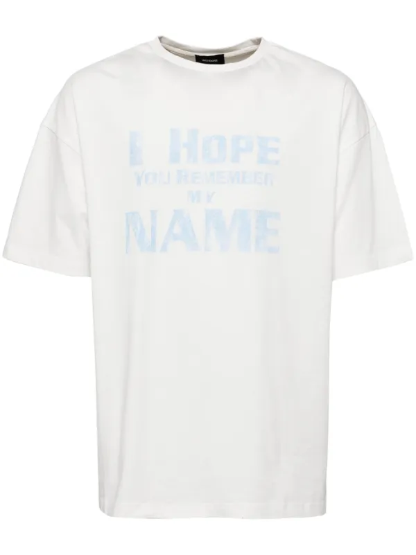 【関税込み】We11done ホワイト ロゴプリント Tシャツ We11done プリント Tシャツ | ホワイト | FARFETCH JP