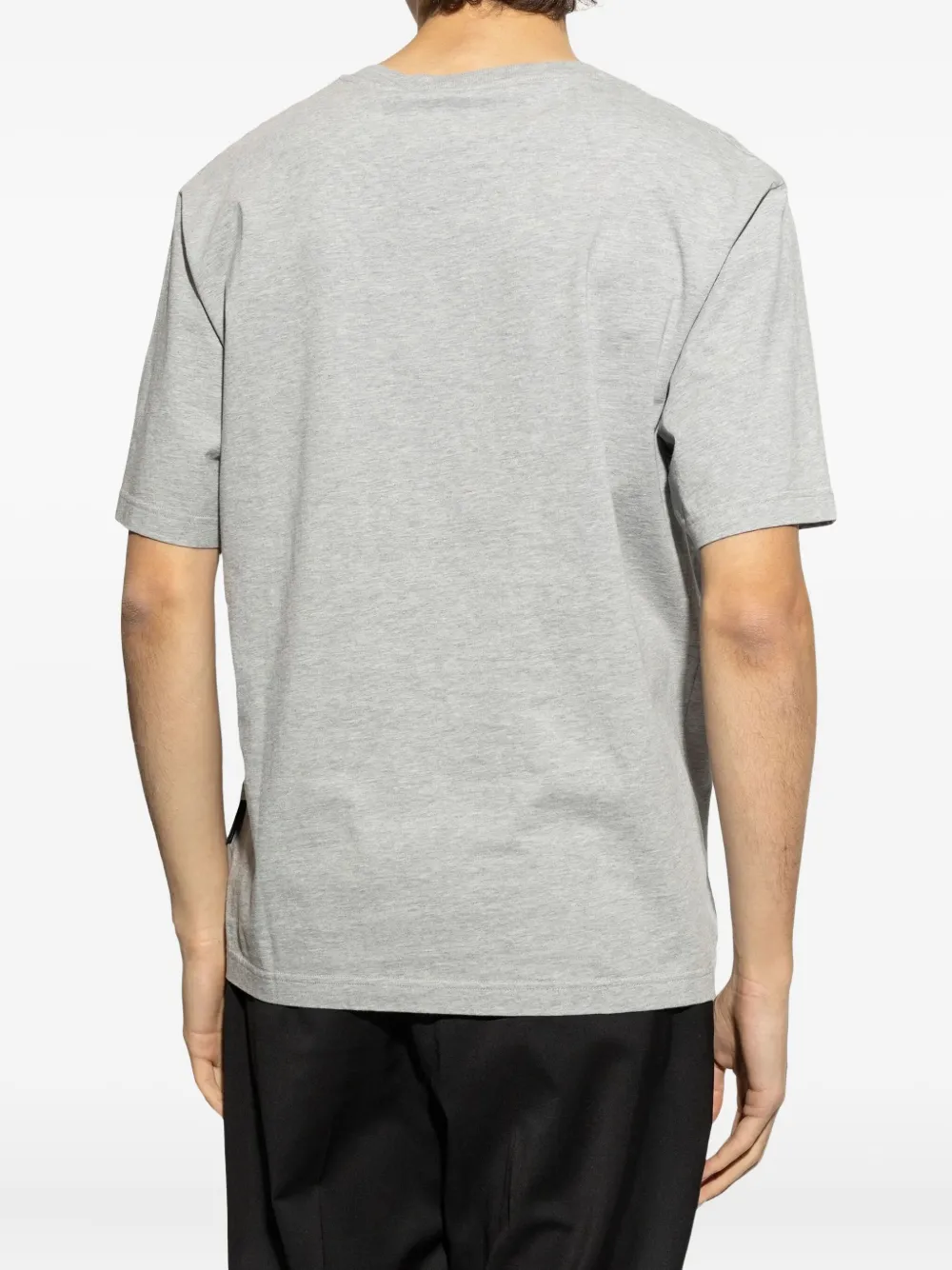 Palm Angels T-shirt met logoprint Grijs