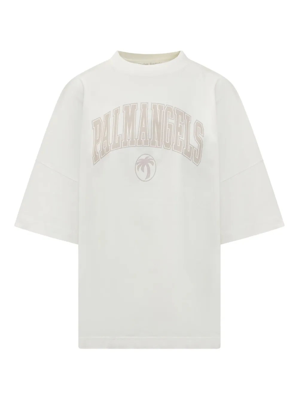 Palm Angels College Palm T-shirt Wit