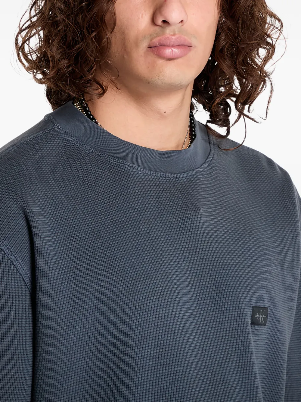 Calvin Klein Jeans Katoenen T-shirt Grijs