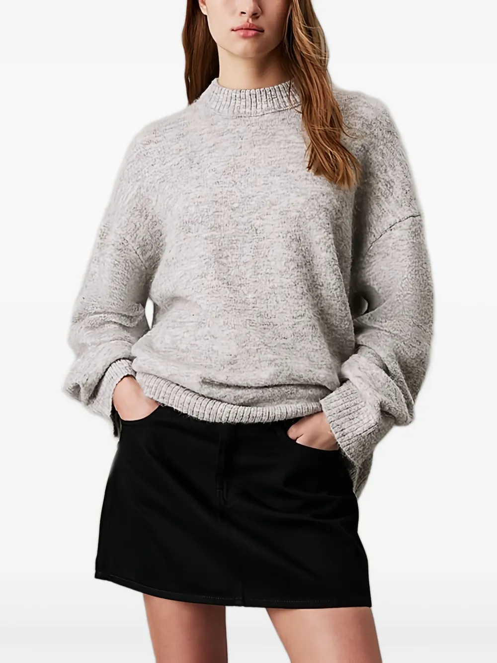 Calvin Klein Suéter de tricô | Cinza | Image 1