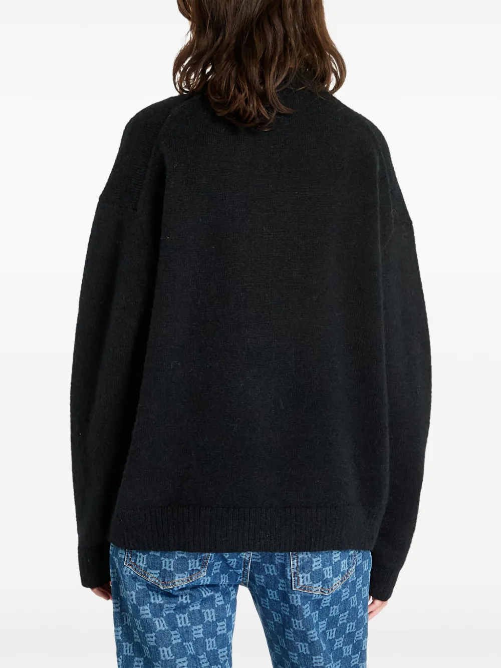 Calvin Klein Trui met ronde hals Zwart