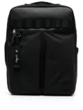 agnès b. logo-patch backpack - Black