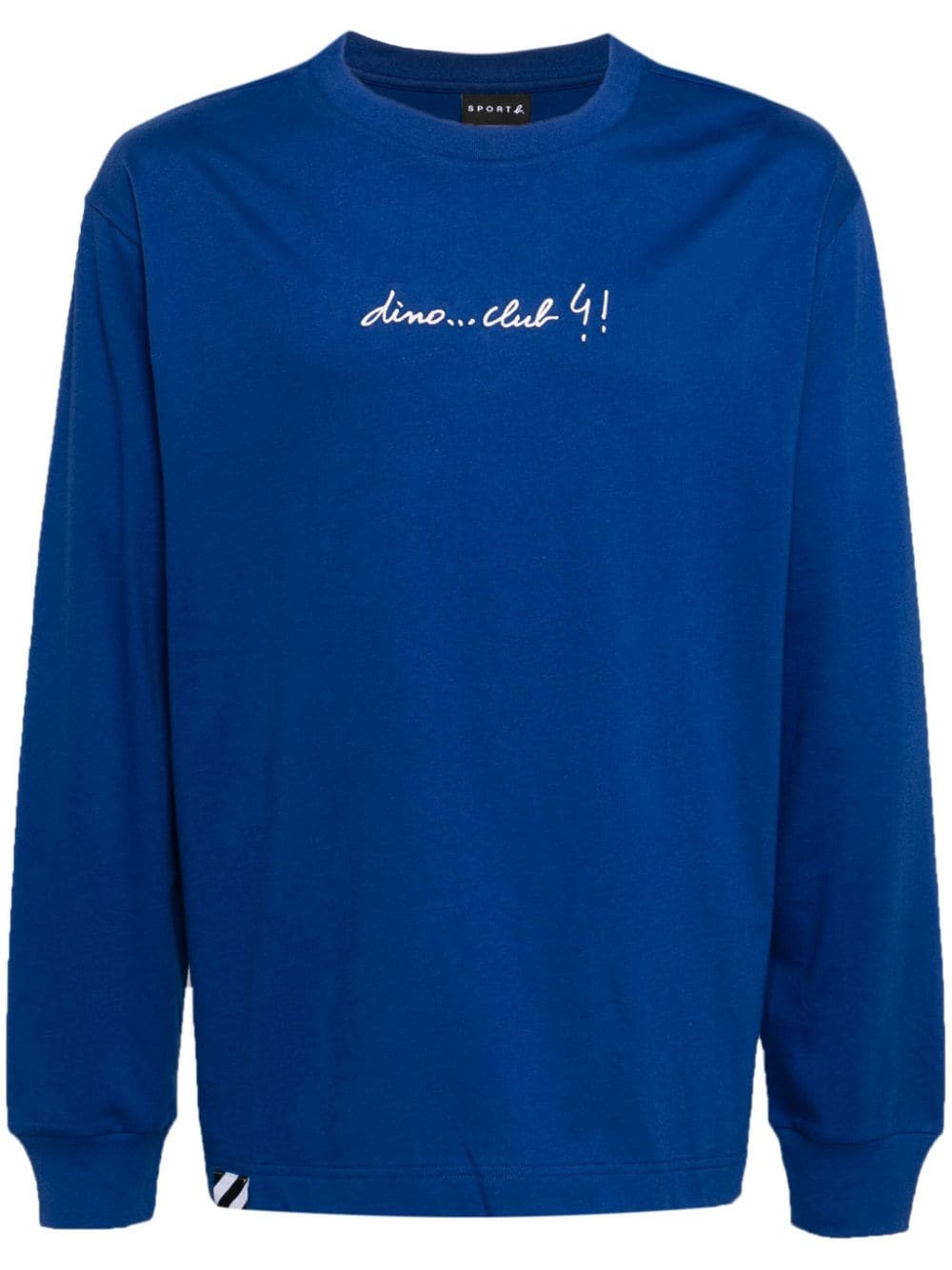 Shop Sport B. By Agnès B. Dino Club Embroidered T-shirt In Blue