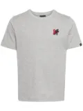 SPORT b. by agnès b. logo-embroidered T-shirt - Grey