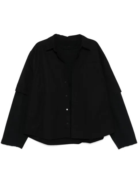 We11done layered shirt