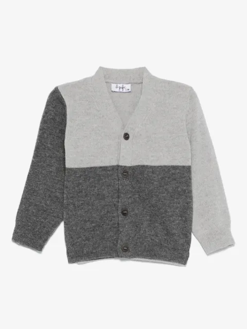 Il Gufo two-tone cardigan