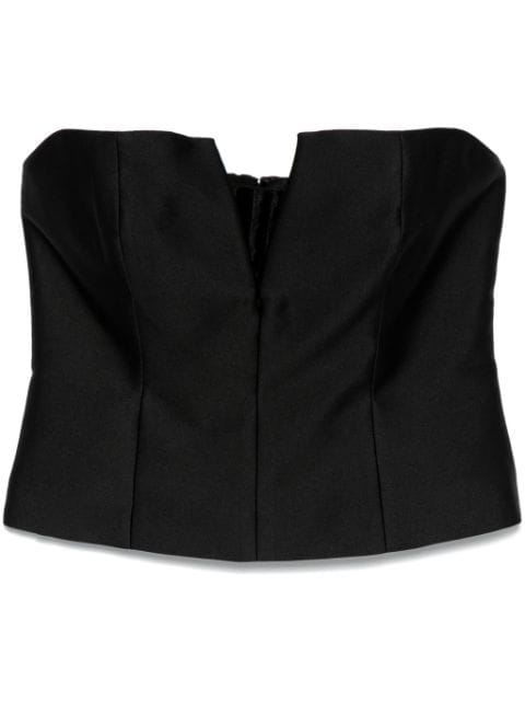 Roland Mouret strapless taffeta top