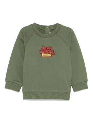 パーカー・フーディ ETRO SWEATSHIRT WITH PEGASUS EMBROIDERY Everything Comes in Waves