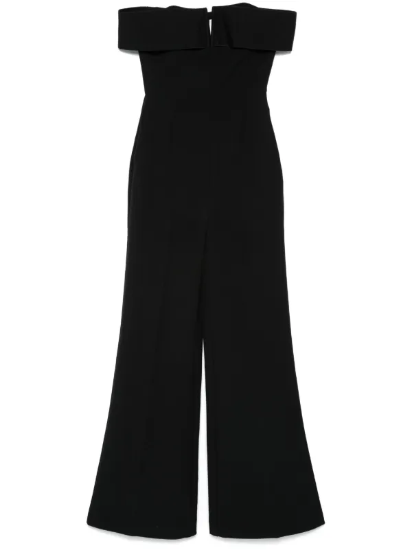 Roland Mouret オフショルダー ジャンプスーツ | ブラック | FARFETCH JP