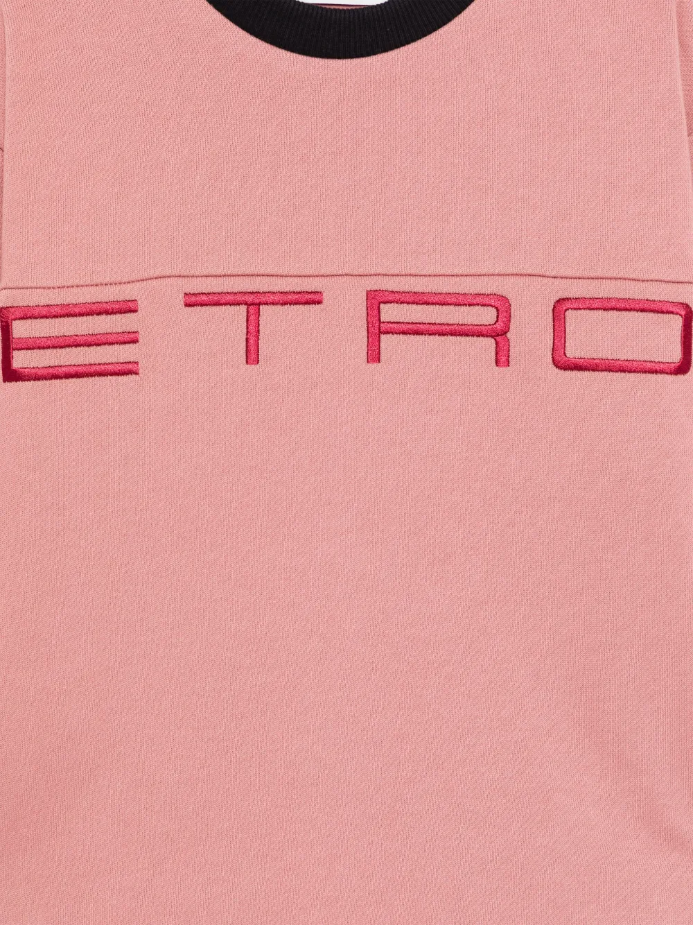 ETRO KIDS Sweater met geborduurd logo Roze