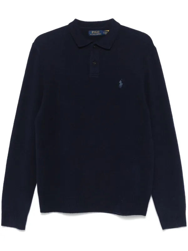 Polo By Ralph Lauren ニットポロシャツ Polo Ralph Lauren ニット ポロシャツ | ブルー | FARFETCH JP