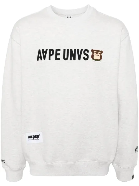 AAPE BY *A BATHING APE logo sweatshirt Men