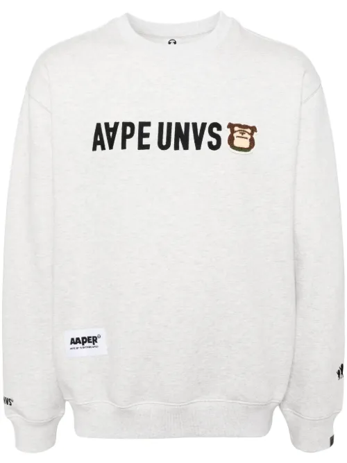 Sweat à logo imprimé - AAPE BY *A BATHING APE® - Modalova